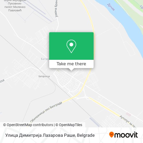 Улица Димитрија Лазарова Раше map