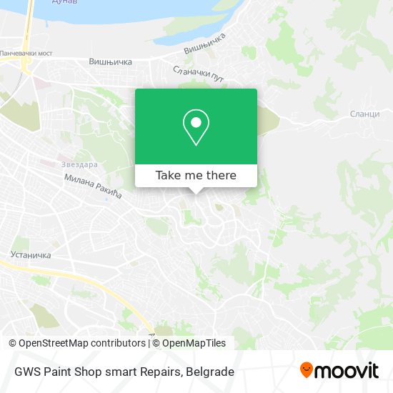 GWS Paint Shop smart Repairs map