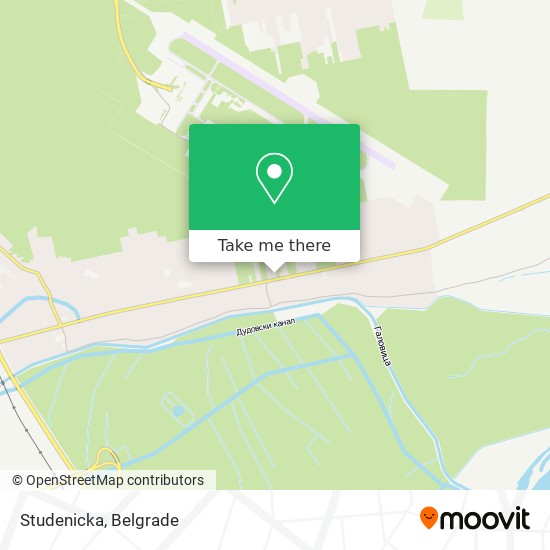 Studenicka map