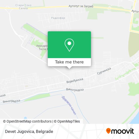 Devet Jugovica map