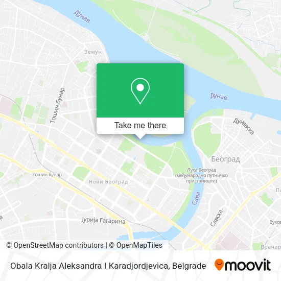 Obala Kralja Aleksandra I Karadjordjevica map