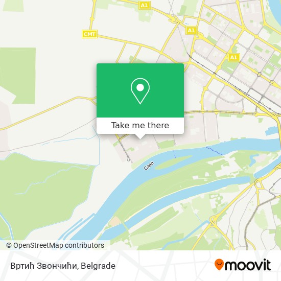 Вртић Звончићи map