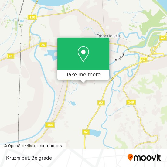 Kruzni put map