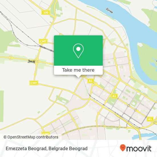 Emezzeta Beograd map
