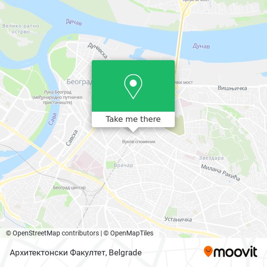 Архитектонски Факултет map