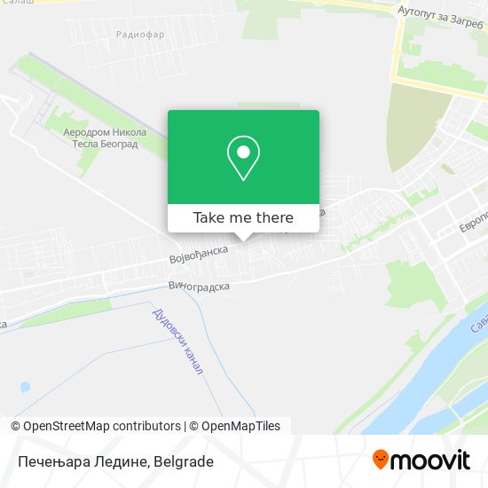 Печењара Ледине map