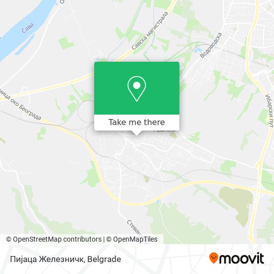 Пијаца Железничк map