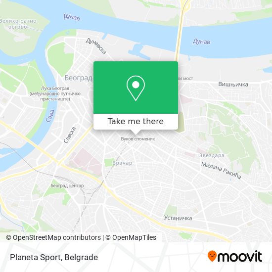 Planeta Sport map