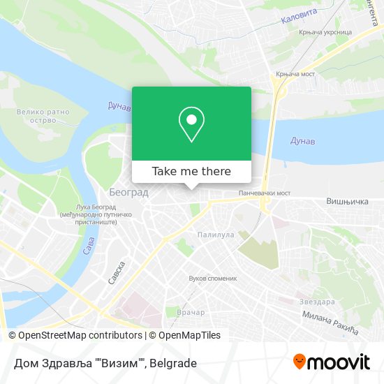 Дом Здравља ""Визим"" map