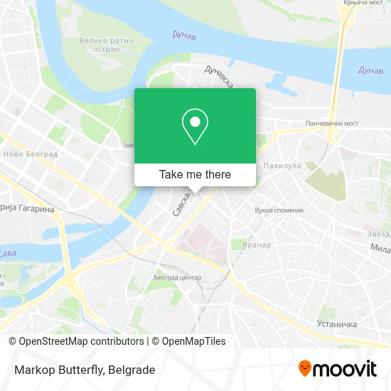 Markop Butterfly map