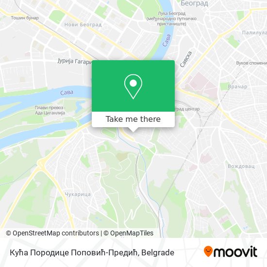 Кућа Породице Поповић-Предић map