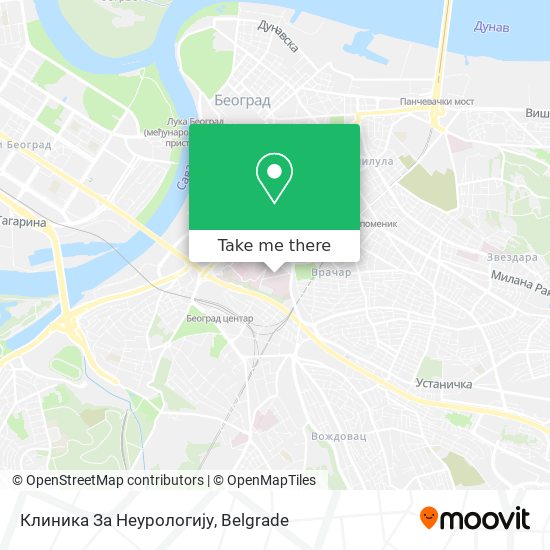 Клиника За Неурологију map