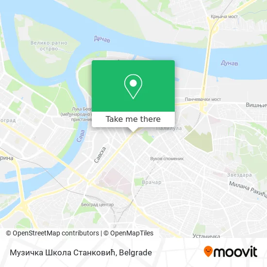 Музичка Школа Станковић map