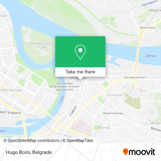 Hugo Boss map