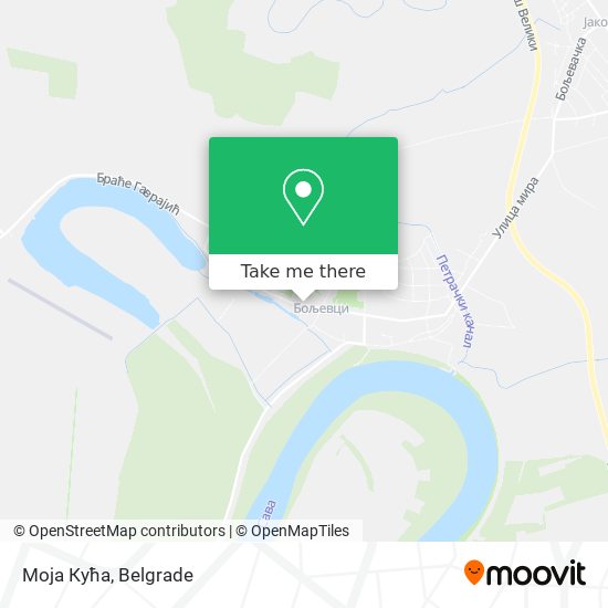 Моја Кућа map