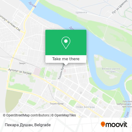 Пекара Душан map