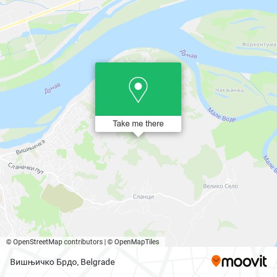 Вишњичко Брдо map