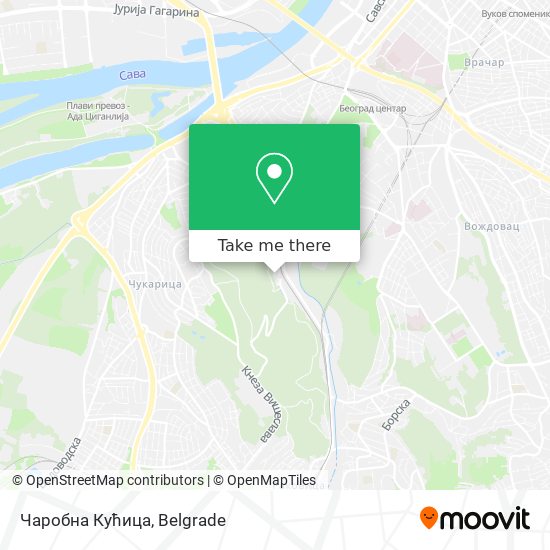 Чаробна Кућица map