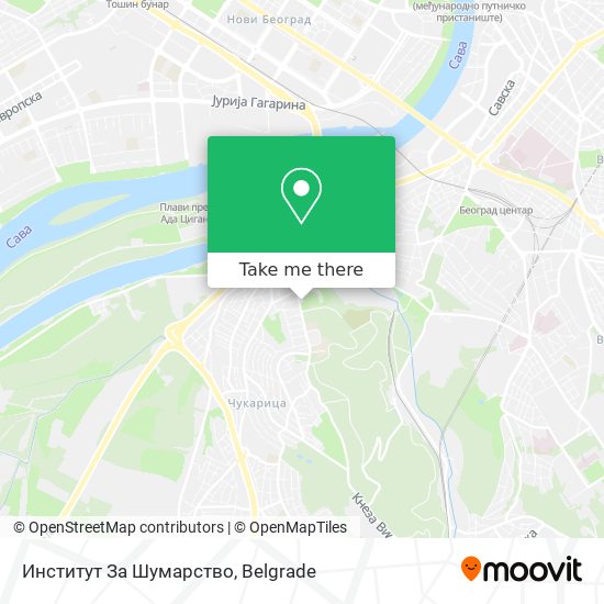 Институт За Шумарство map