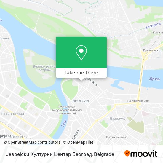 Јеврејски Културни Центар Београд map