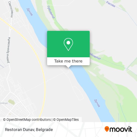 Restoran Dunav map