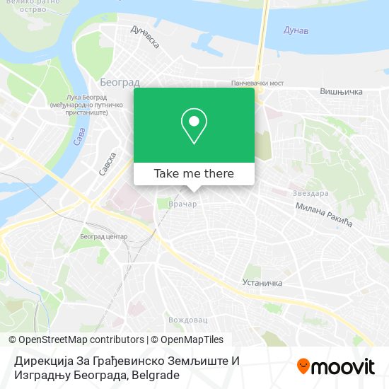 Дирекција За Грађевинско Земљиште И Изградњу Београда map