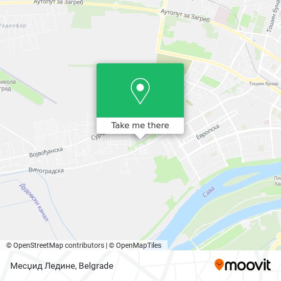 Месџид Ледине map