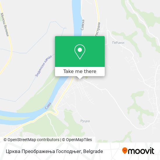 Црква Преображења Господњег map