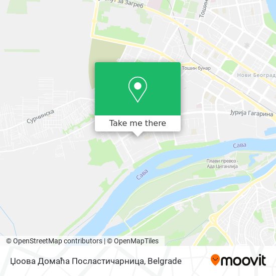 Џоова Домаћа Посластичарница map