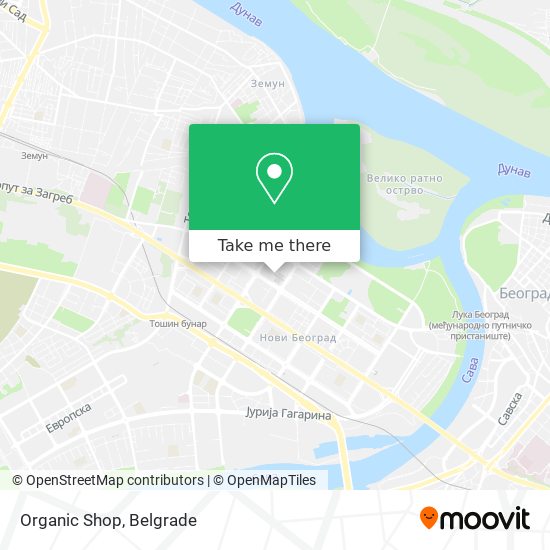 Organic Shop map