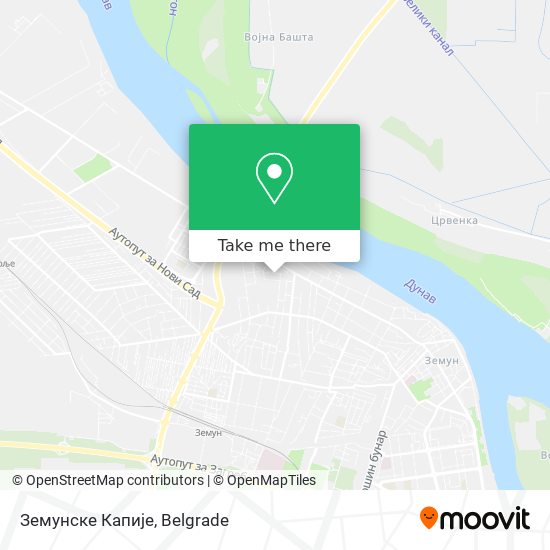 Земунске Капије map