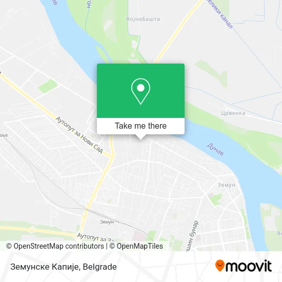 Земунске Капије map