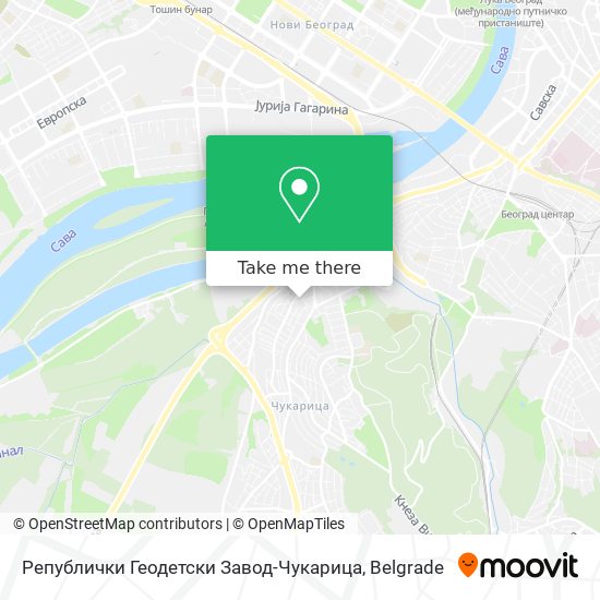 Републички Геодетски Завод-Чукарица map