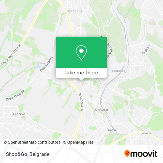 Shop&Go map