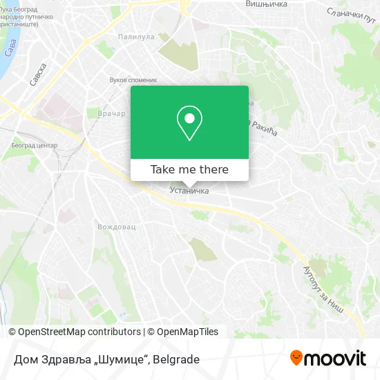 Дом Здравља „Шумице“ map