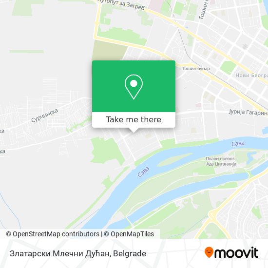 Златарски Млечни Дућан map