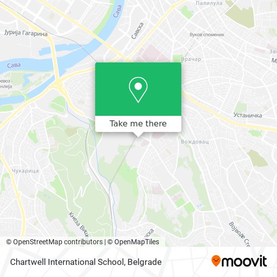 Chartwell International School map