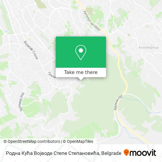 Родна Кућа Војводе Степе Степановића map