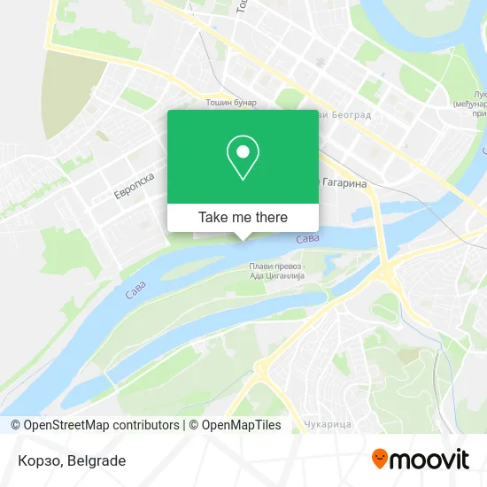 Корзо map