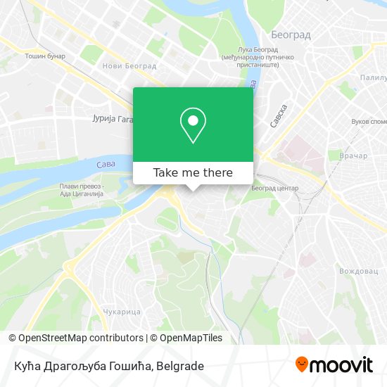 Кућа Драгољуба Гошића map