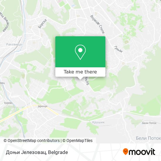 Доњи Јелезовац map