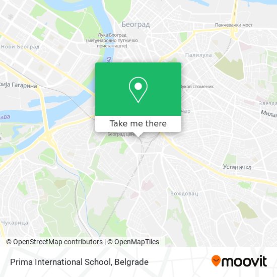 Prima International School map