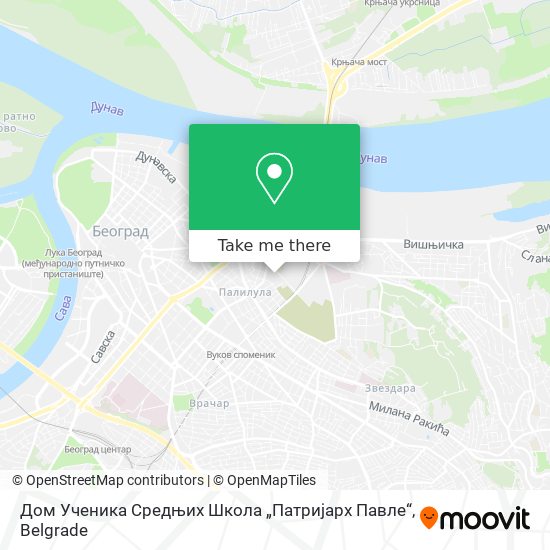 Дом Ученика Средњих Школа „Патријарх Павле“ map
