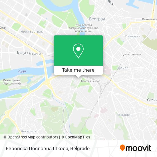 Европска Пословна Школа map