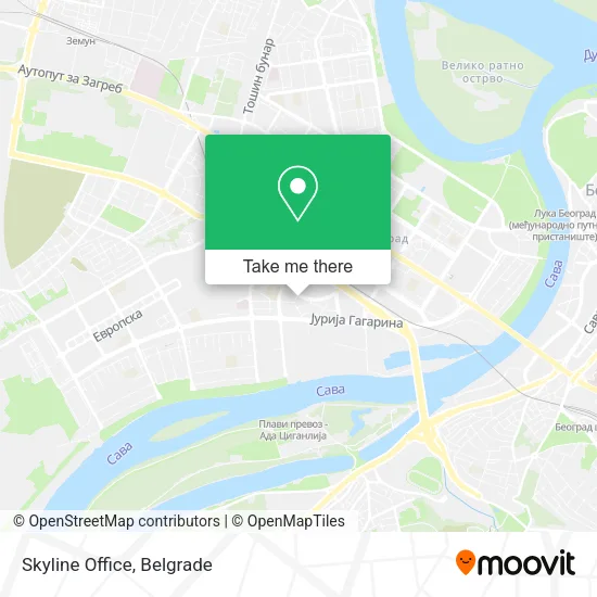Skyline Office map