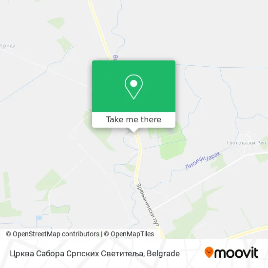 Црква Сабора Српских Светитеља map