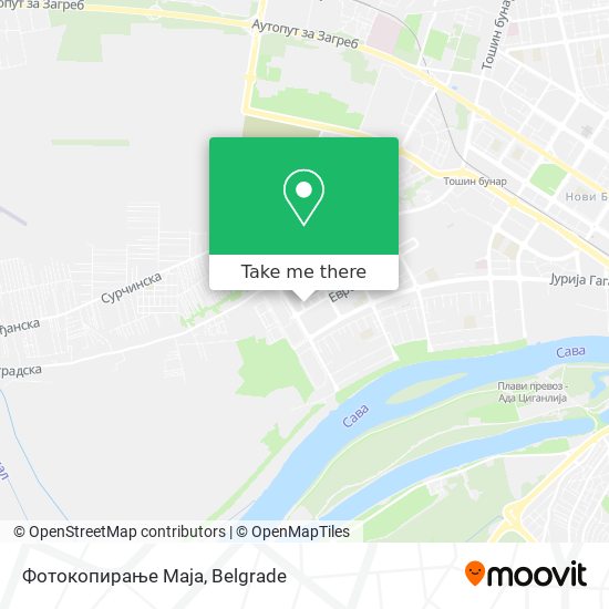 Фотокопирање Маја map