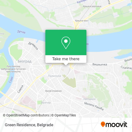 Green Residence map