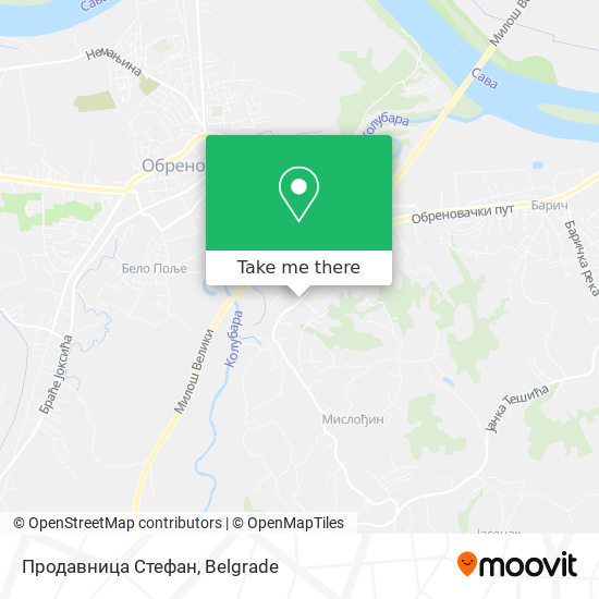 Продавница Стефан map