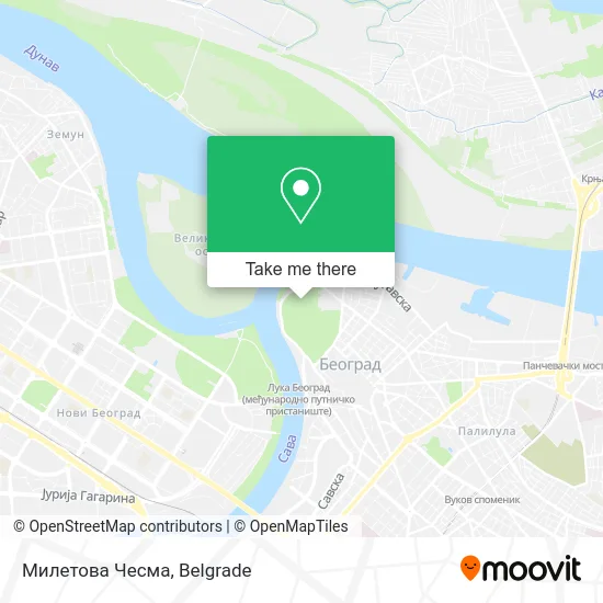 Милетова Чесма map